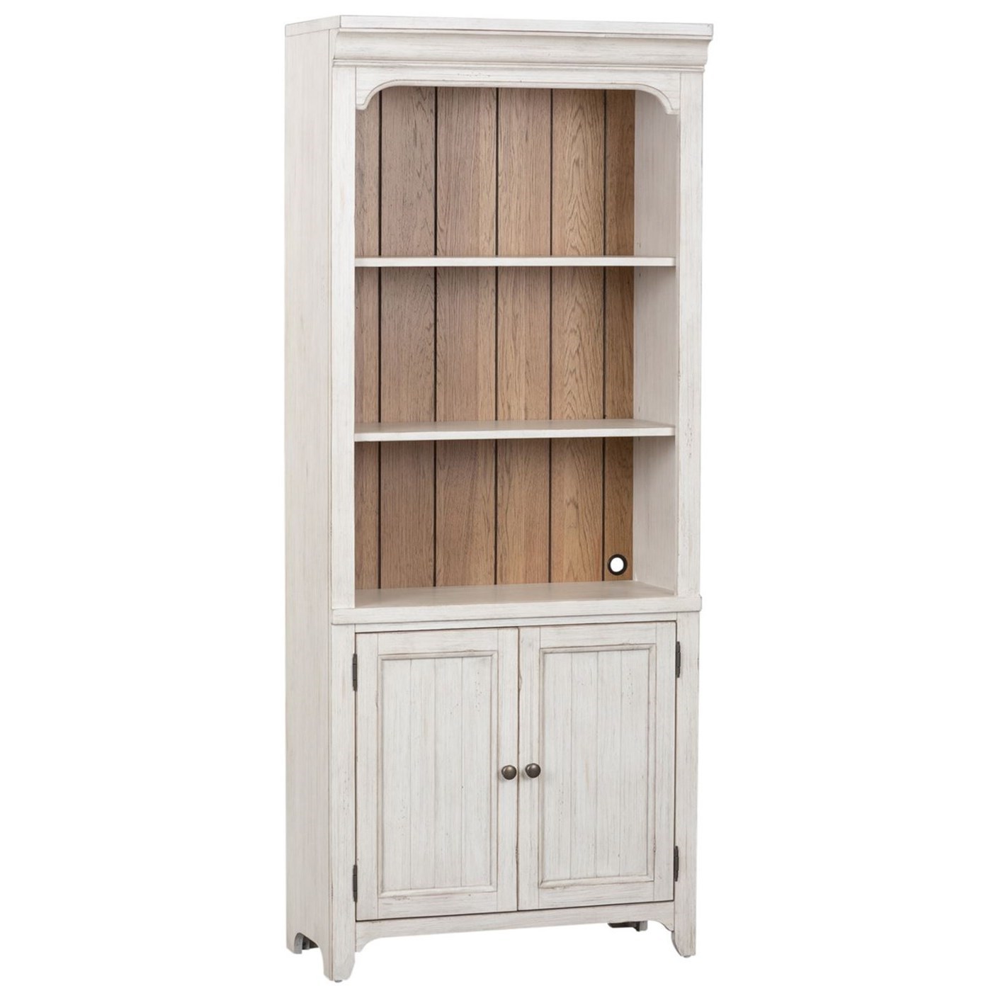 White farmhouse bookcase store